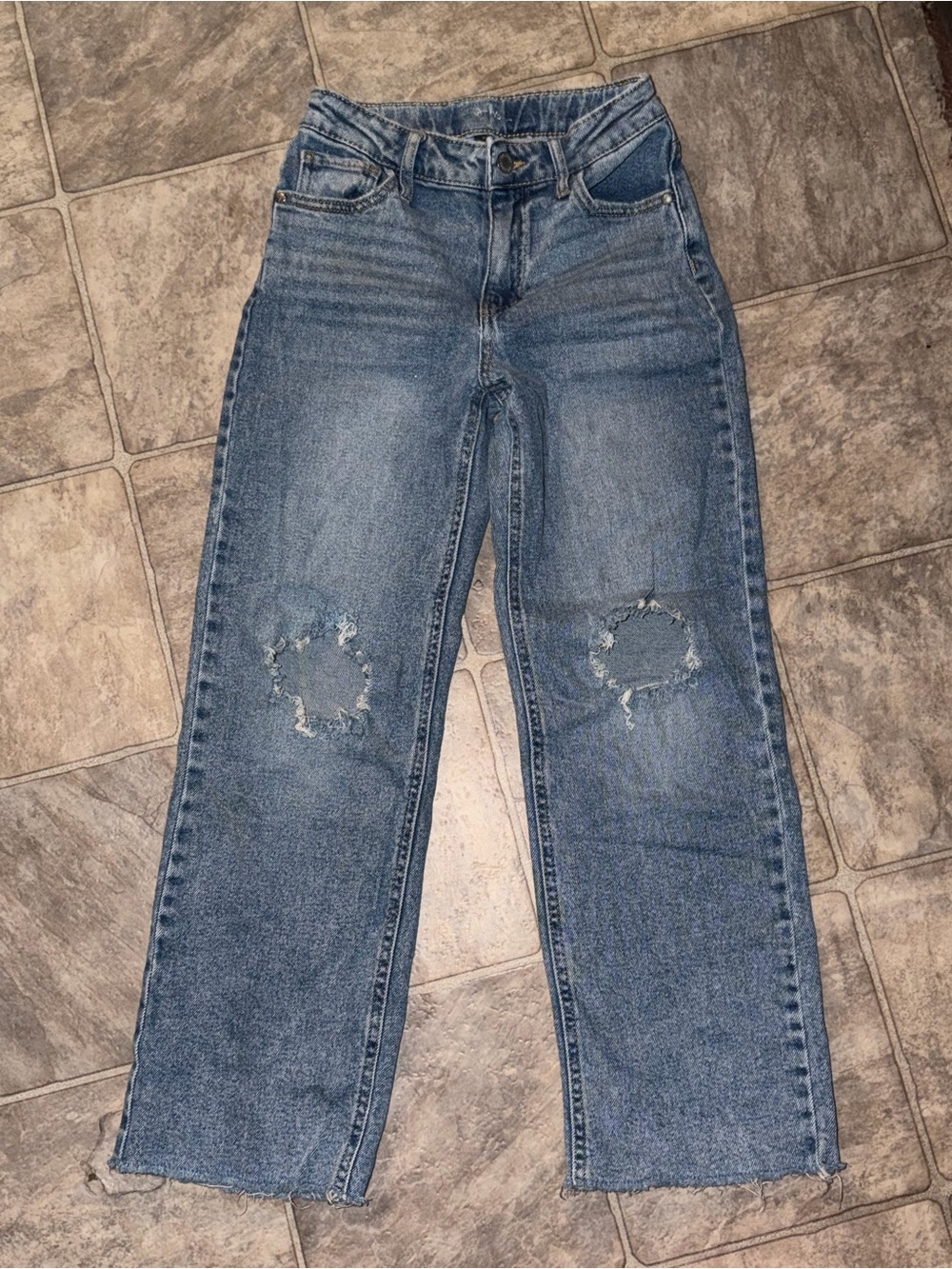 art class Distressed Light Blue Straight-Leg Jeans